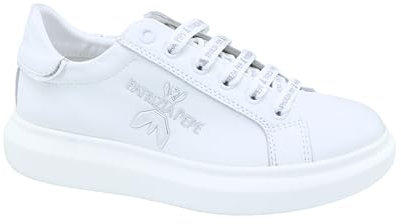 Patrizia Pepe Mädchen Pj210.30 Sneaker, Weiß, 35 EU Schmal