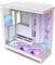 NZXT H9 Flow RGB+ (2025) – Grande Case PC ATX Mid-Tower a Doppia Camera per Flusso d'Aria – Include 7 ventole RGB (6 x 140mm, 1 x 120mm) e hub di controllo – Bianco