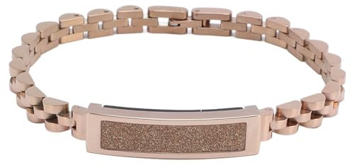 Smart Health Welpband, Rastreador de Actividad Física Portátil Pulsero Automático de Pulsera Automático Contador de Pasos para el Seguimiento de Deportes del Sueño (Gold)