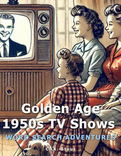 Golden Age 1950s TV Shows: Word Search Adventures (Large Print)