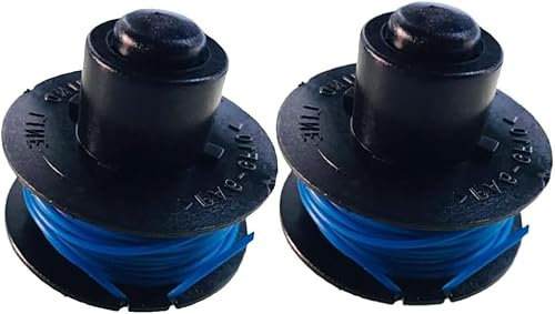 Daaxing 2/4/6PCS 8m Line & Spool Fits for Sovereign Trimmer N0E-2ET-230 18v (297/5384) N0E-15ET-230 18v (407632) (2PCS)