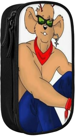YINGD Biker Mice from Mars Pencil Case for Party Favors - Bulk Customizable Pouches for Weddings, Birthdays, Corporate Events