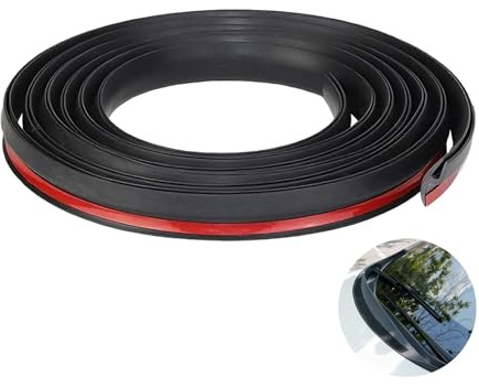 1.7 Meters Windschutzscheibe Gummidichtung, Gummidichtung Windschutzscheibe, Universal Gummidichtungstreifen, Robuster Dichtungsstreifen Compatible für Windschutzscheibe, Fenster und Zierleisten