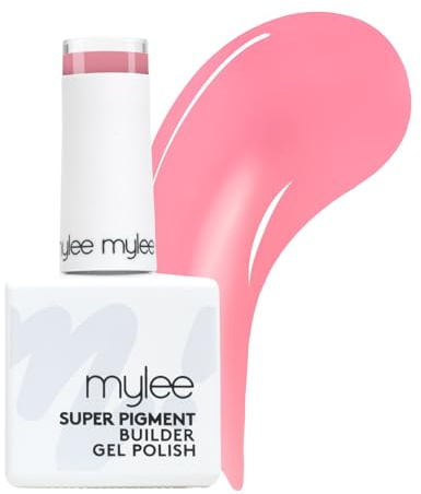 Mylee Super Pigment Builder Gel 13ml – Rosewood, Builder Gel | For Strong, Flawless Nails, Strength & Sculpting, Last Up to 4-Week, Opaque in 2-Layer, Intense Colour, Vegan & Cruelty-Free
