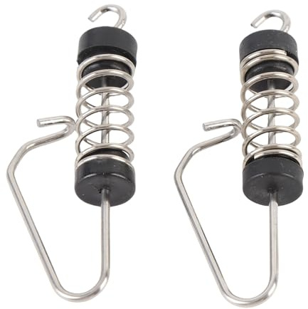 ACOGEDO 10 Stück Bootsflaggen-Clips aus Edelstahl für Fallen, Auslegerleinen, Antennen, Lichter, Fahnenmast, Bootsflagge, Robuste Verwendung, Bootsflaggen-Clamp/Holder, Marine-Flaggen-Clips,