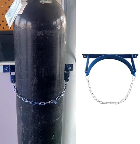 GHFXSCV Soporte para Botellas de oxígeno, Soporte para Tanque de óxido Nitroso, Soporte para Cilindro de oxígeno, 1 Botella de 35 cm de Largo.