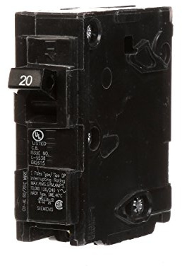 Siemens Q120 20-Amp Single Pole Type QP Circuit Breaker