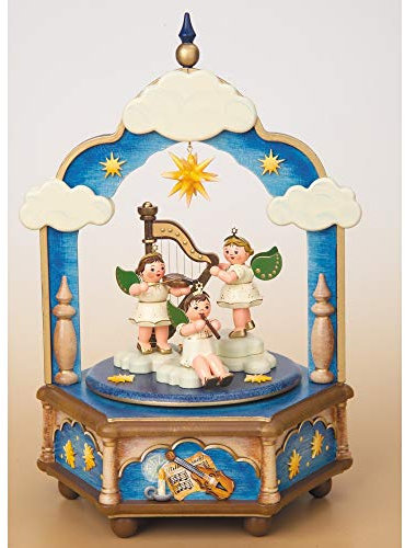 Hubrig-Volkskunst Spieldosen Stille Nacht 22-stimmigen Spielwerk 26cm