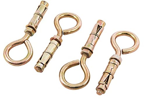 Amtech S5970 4 Piece 10mm closed hook bolts