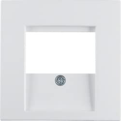 Hager 6810331909 – Couvercle prise USB de charge, S/B, blanc polaire mat