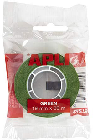 APLI – Nastro adesivo Sacchetto verde 19 mm x 33 m Verde