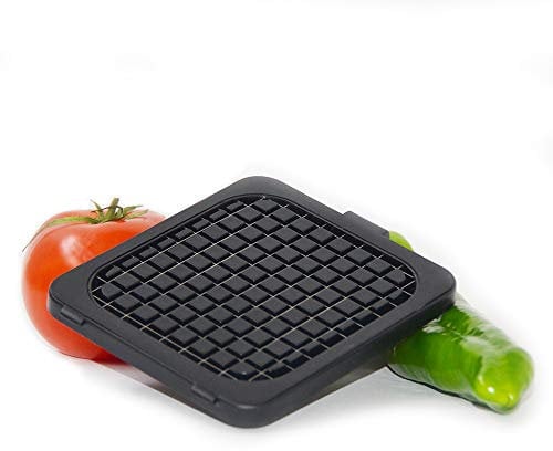 Alligator 1077 Messerersatzset für Gemüse, Obst-Schneider/-Würfler, Edelstahl, Silber