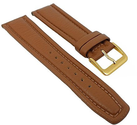 Graf Manufaktur Montana Uhrenarmband Walknappa Band Braun 26349G, Stegbreite:22mm
