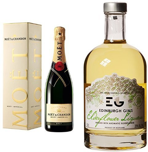 Moët & Chandon Imperial Brut Champagne and Edinburgh Gin Elderflower Liqueur