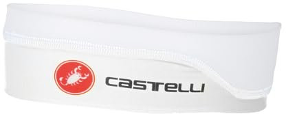 CASTELLI Men's Summer Headband Bandana, Weiß, Einheitsgröße