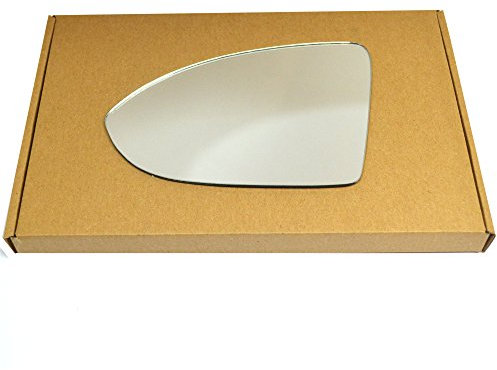 Less4spares Replacement Wing Door Mirror Glass Compatible with VW Golf mk7 2013-2020 STICK-ON (Convex - Spherical, Left Passenger Side)