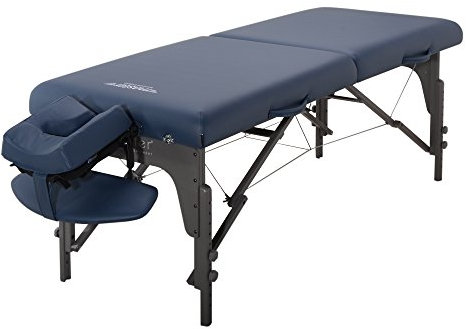 Master Massage Monclair Mobil Massageliege Reiki Kosmetikliege Therapiebett Klappbar Holz 71cm Königsblau, Köngisblau