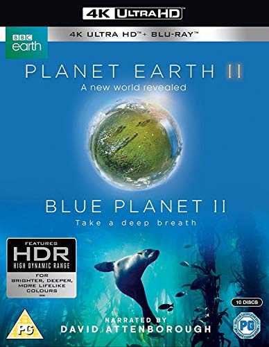 Planet Earth II & Blue Planet II Boxset [4k Ultra-HD Blu-ray] [2017]