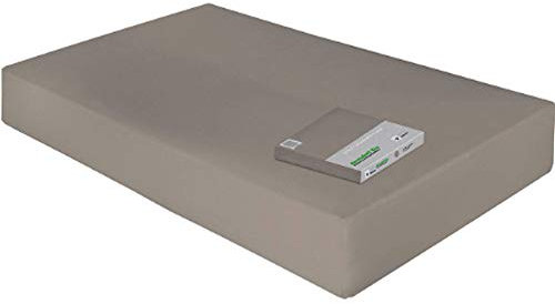 Dormabell Spannbetttuch Bio, Biobaumwolle aus kontrolliert biologischen Anbau, Made IN Green Zertifiziert, Verschiedene Größen und Farben wählbar (Taupe, 150 x 200 cm)