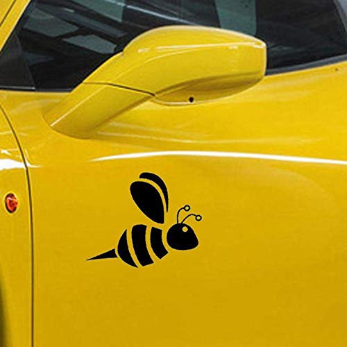Stukk Stickers Sugar Bumble Bienen-Funderon Spaßfenster Autoaufkleber Vinyl Aufkleber 15,1 cm x 11cm - Schwarz