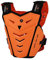 RIDBIKER Motorradweste Motorrad Reiten Brust Panzer Rückenprotektor Rüstung Motocross Off-Road Racing Weste, Orange, Einheitsgröße