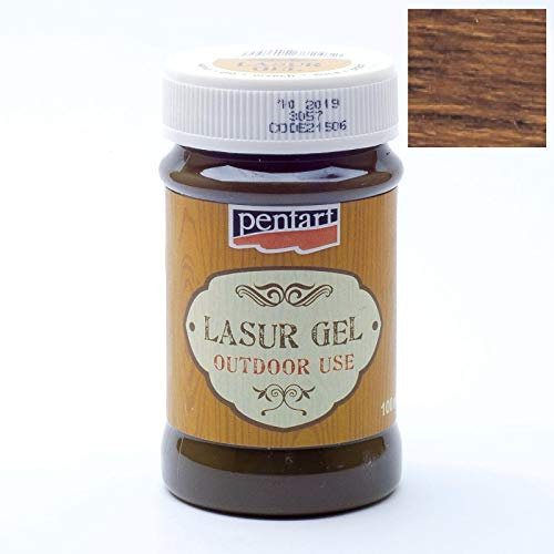 Zita`s Creative Lasurgel für Außen- und Innenbereich 100ml - walnuss. Lasurfarbe, Bastelfarbe