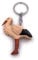 Onwomania - -Storch Vogel Ciconiiformes Schlüsselanhänger - Holz Glücksbringer ideal als Geschenk z.B. für den besten Freund, die beste Freundin, Mama - Für Männer, Frauen & Kinder