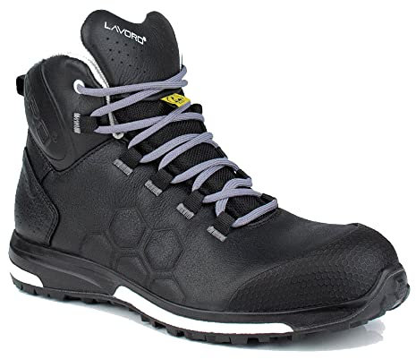 Lavoro 1004.00 TT Range Kenobi Men Metal Free Boot, ESD, CE, S3, HRO, SRC, Black, 4 Size