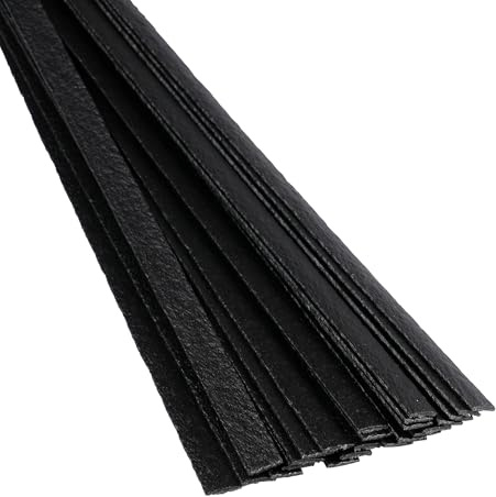 Polyvance Polypropylene + 15% Glass Fiber (PP + GF15) plastic welding rods, 30 feet, Black