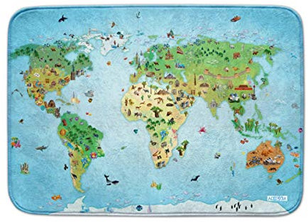 House Of Kids Ultrasoft Spielteppich - Around The World