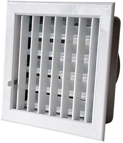 Rejilla de ventilación empotrable para chimeneas.