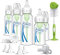 Dr. Brown's Anti-Colic Options+ Geschenkset für Neugeborene mit 113 ml und 237 ml Babyflaschen, Babyflaschenbürste und HappyPaci