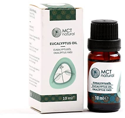 MCT natural® Eukalyptusöl 10ml [100% NATURREIN] - ätherisches Öl für FRISCHE ATMOSPHÄRE - Raumduft für Aromatherapie & Diffusor - Aroma Öl (bei Erkältungen)