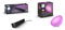 Philips Hue Play White and Colour Ambiance Smart Light Bar Single Pack Base Unit, Black & Go 2.0 White & Colour Ambiance Smart Portable Light with Bluetooth, Works with Alexa and Google Assistant