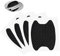 vepoty 4pcs Car Door Handle Cup Protector Sticker Carbon Fiber Auto Door Handle Anti-Scratch Protective Film Car Door Handle Paint Cover Guard