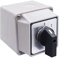 Taiss Universal nockenschalter, drehschalter 3 positionen, 20A 550V 3 Position 8 Klemmen Wechselschalter mit Wasserabwehr Außenbox LW26-20/2-box