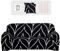 Lydevo Sofabezug 3 Sitzer Stretch Sofahusse Elastischer Sofabezug Spandex Sofa Überzug mit 2 Kissenbezug Anti-Rutsch Waschbar Sofa Protection Cover Schonbezug Couch,Schwarze Linie
