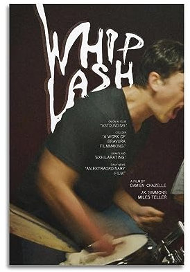 xze Whiplash Filmposter Zimmer Dekorative Leinwand Poster Ästhetisches Poster Druck Wandkunst Dekor Poster 30 x 45 cm Unrahmen