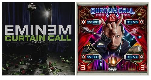 Curtain Call The Hits - Best Of Vol. 1 and Vol. 2 - Eminem Greatest Hits CD Album Bundling