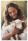 FireDeer Wandkunst, Motiv: Christus Jesus, Lebenskind, Poster, katholischer christlicher Herr, Gemälde, religiöses Bibelbild für Wohnzimmer, Kirche (10 Schafe, 40,6 x 61 cm, ungerahmt)