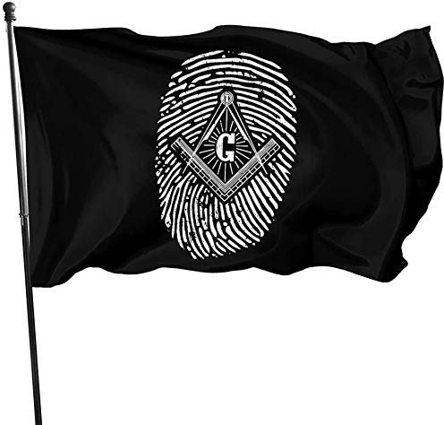351 Garten Flagge 90x150cm, DNA Freimaurer Garten Fahnen Durable Saison Flagge Dekoration Dekorative Fahnen, Für Veranda, Feiertage