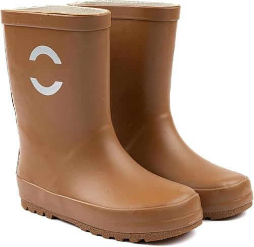 Mikk-line Stivali di gomma per bambini Bare Foot | Stivali da pioggia per bambini imbottiti | Stivali di gomma imbottiti per bambini | Stivali di gomma impermeabili | Scarpe da pioggia e stivali per