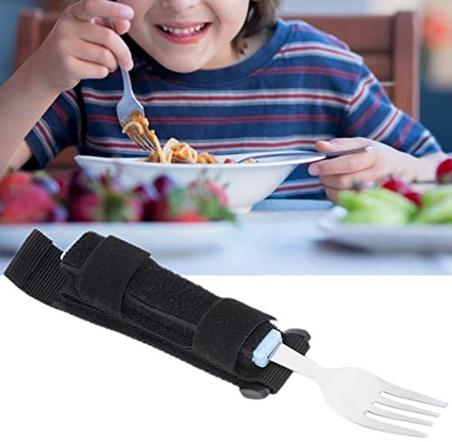 Comfortable Grip Fork, Elderly Spoon Fork, Anti Slip Handle Design Ideal for Disabled Elderly Travel