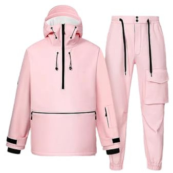 Damen-Skianzug, Winter-Snowboard-Kleidung für Outdoor-Jacken und Hosen, Skibekleidung, warme Ausrüstung, Jacke und Hose3, 42