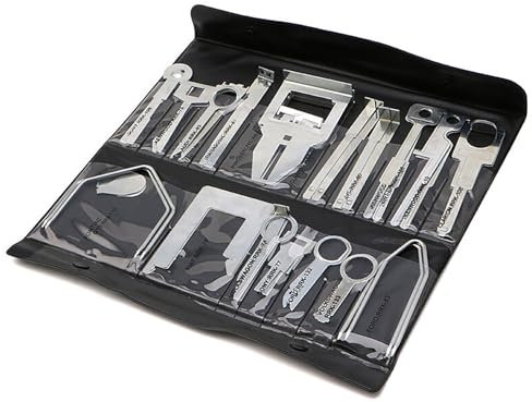 DAGIJIRD 38* Car Radio Removal Release Key Pin Tool for Sony Radio for Clarion Radio for Kenwood Radios