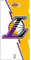 Carbotex Basketball LOS ANGELES LAKERS - Strandtuch / Badetuch - 100% Baumwolle - Maße 70 x 140 cm