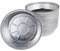 Inoverse Lot de 50 moules à pâtisserie ronds en aluminium - Diamètre : 20 cm - Jetables - Pour linzer, soufflé, soufflé - Ronds - De qualité supérieure