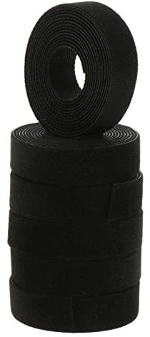 ARTIBETTER 6 Rolls Strap Fastening Cable Straps Hook and Loop Cable Straps Outdoor Ashtray with Lid Nylon Wire Organizers Strap Clips Cable Ties Cord Organizer Carabiner Electric Wire