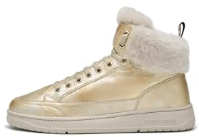 Candice Cooper Damen Segel Mid Fur Sneaker, Kaki, 38 EU