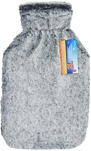 Hot Water Bottle Cover Only 2L Premium Cover (Black)